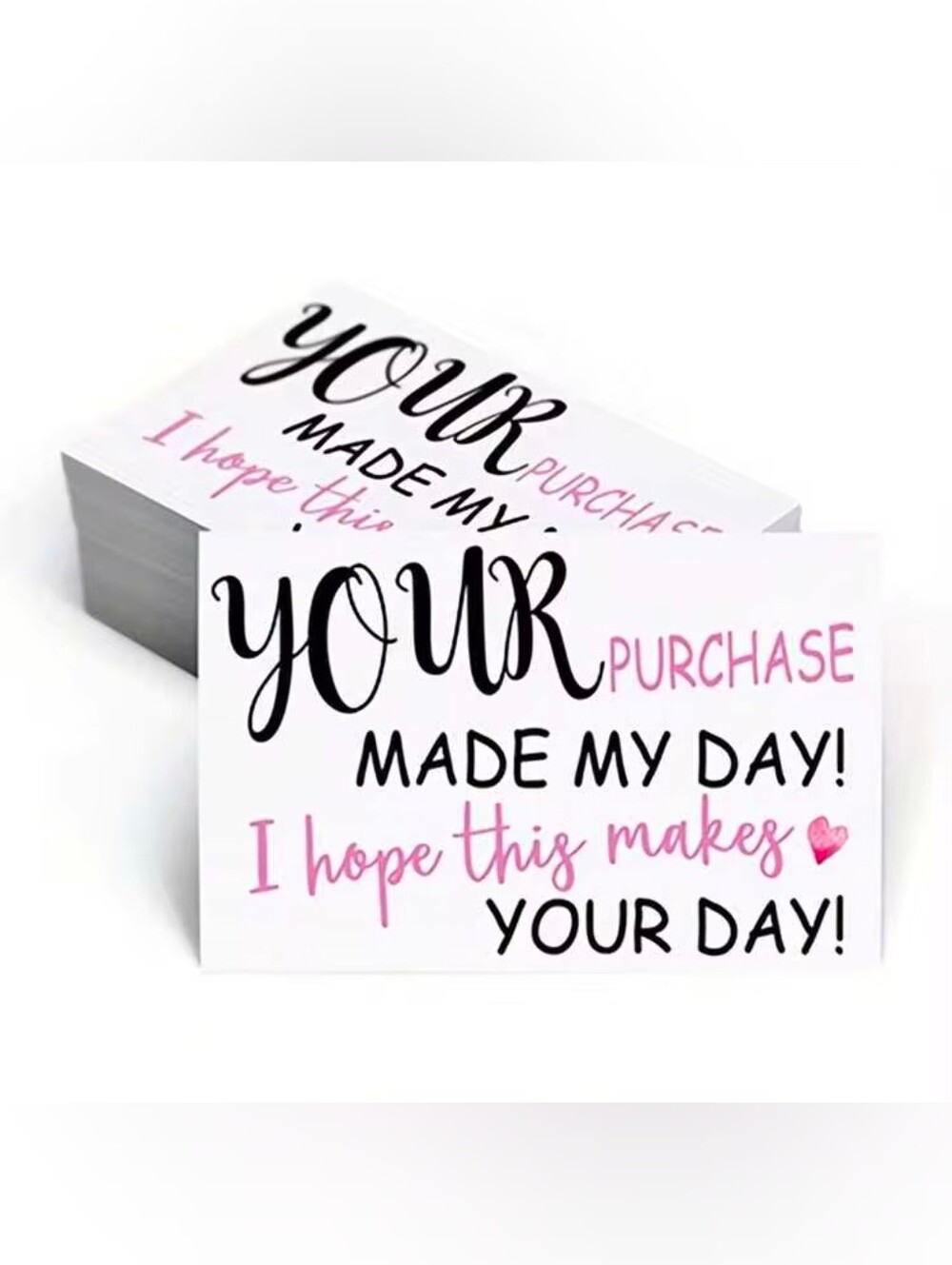 25 Pink And Black " Tour Purchase Made My Day! I Hope This Makes Your Day Cards